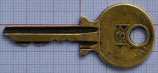 photo of back of a key
